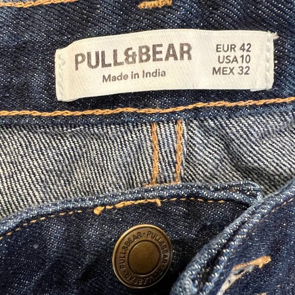 Pull & Bear Wide Leg Baggy Jeans Size 10 - Picture 8 of 10